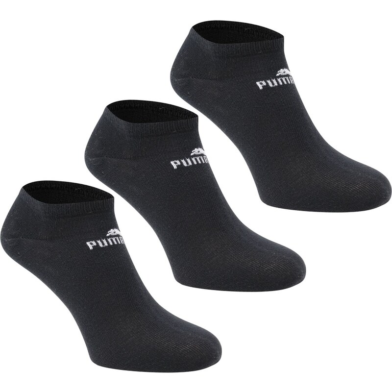 Puma 3 Pack Trainer Socks Junior, black