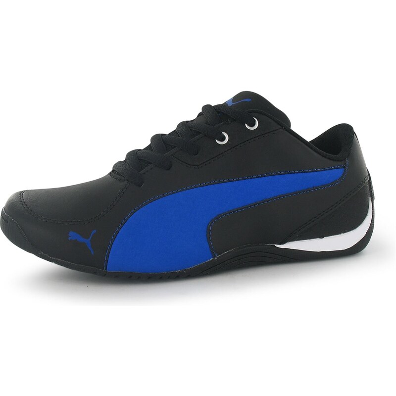 Puma Drift Cat5 Junior Trainers, black/blue