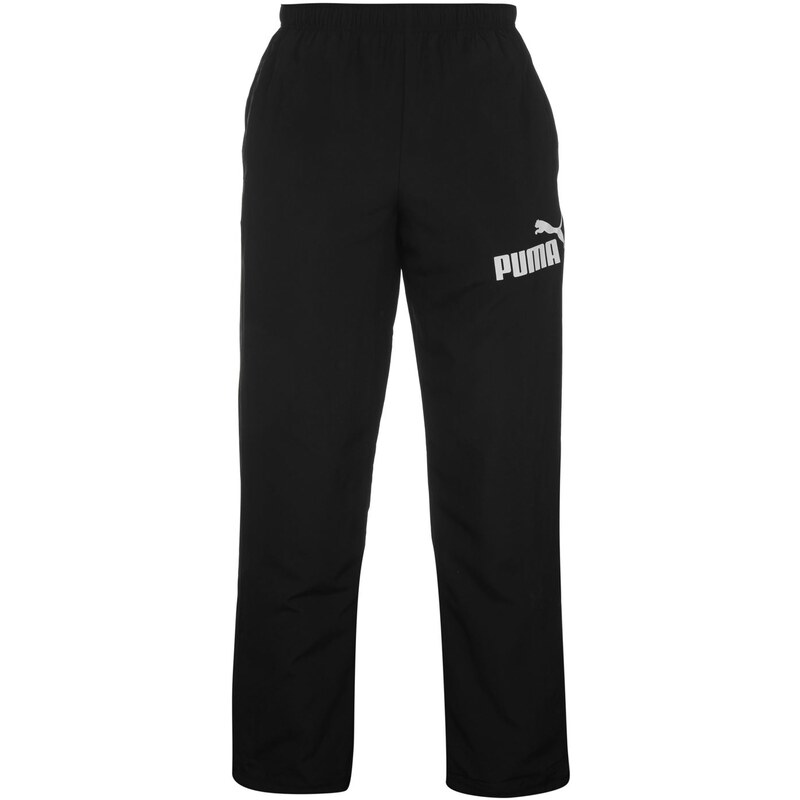 Puma Essential Open Hem Woven Pants Mens, black