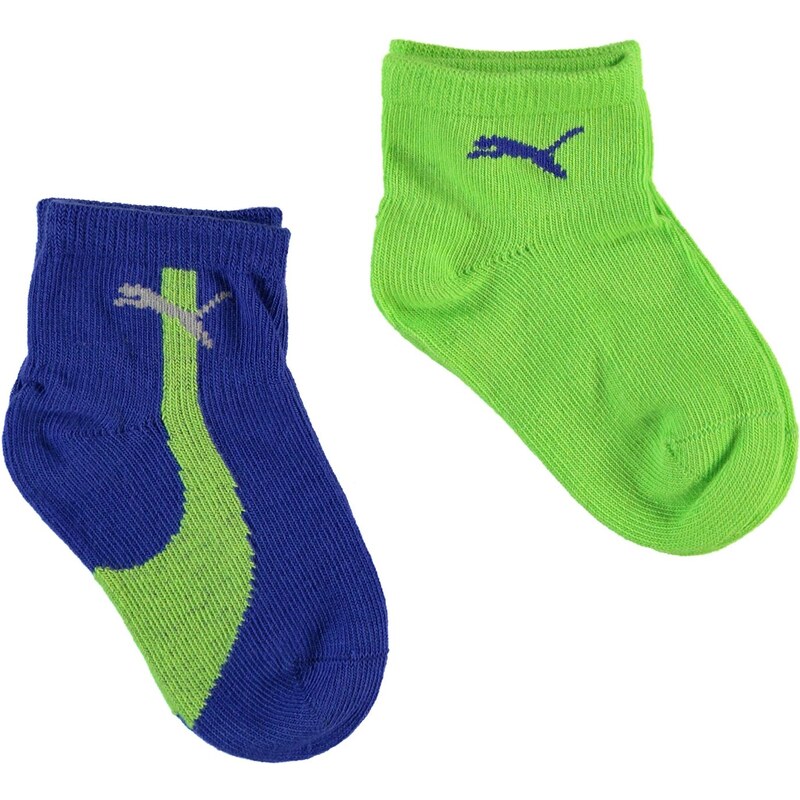 Puma Formstripe 2 Pack Socks Infants, green