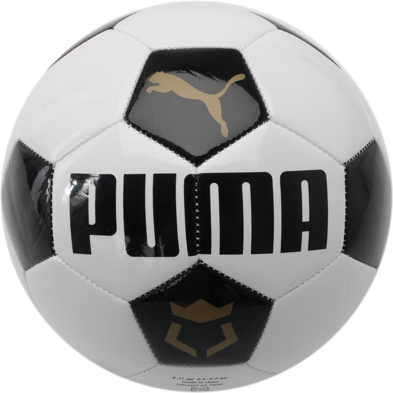 Puma King Force Football, white/black/gld