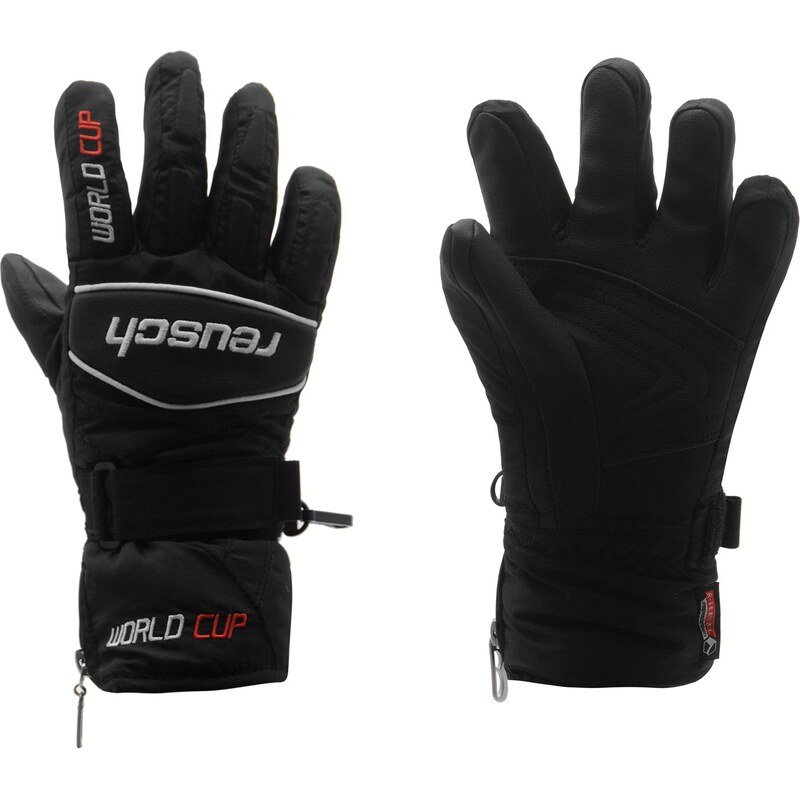 Reusch Worldcup Junior Skiing Gloves, black