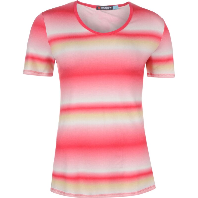 Schneider T Shirt Anny Womens, pink/white