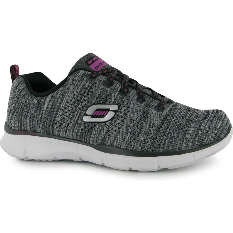 Skechers Equalizer First Rate Ladies Trainers, black/white