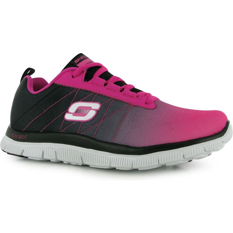 Skechers Flex Appeal New Arrival Ladies Trainers, pink ombre