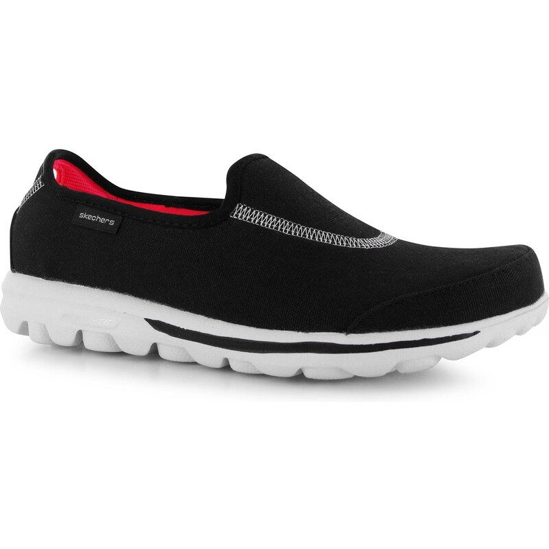 Skechers Go Walk Extend Ladies Shoes, black/white
