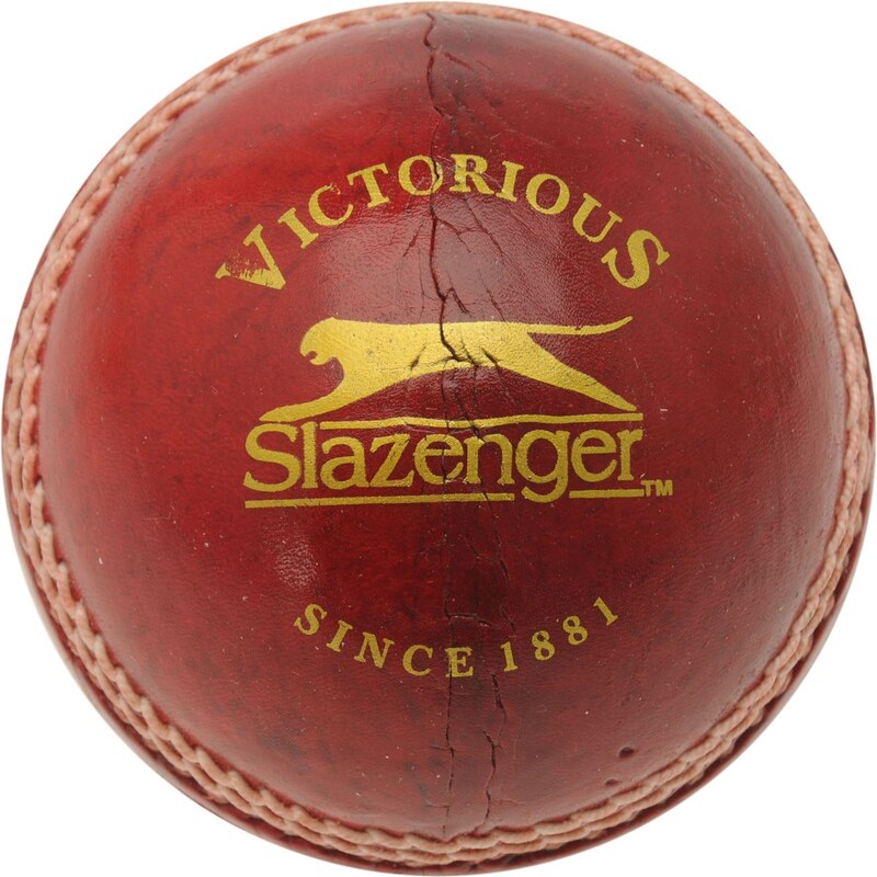 Slazenger Elite Cricket Ball, red