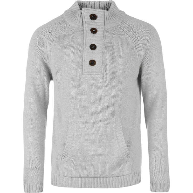 Smith Gill Knit Jumper Mens, charcoal