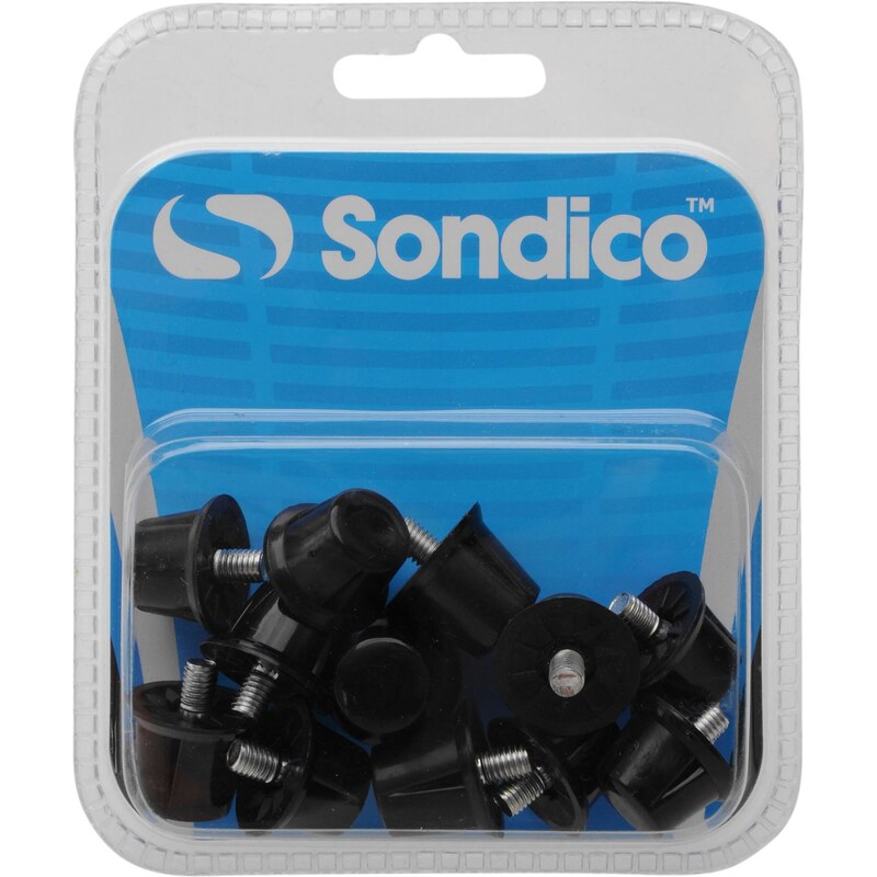 Sondico Safety Football Studs, black/white