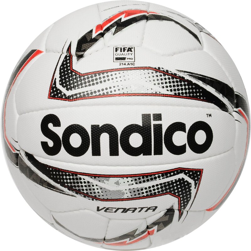 Sondico Venata Football, white/silv/red