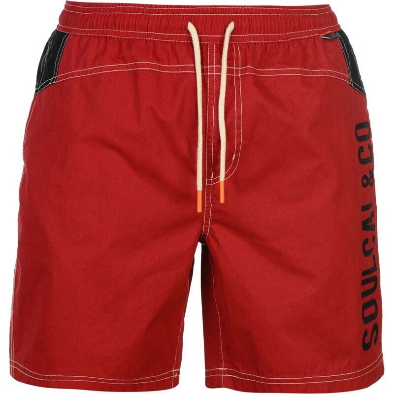 Soul Cal SoulCal Logo Swim Shorts, red