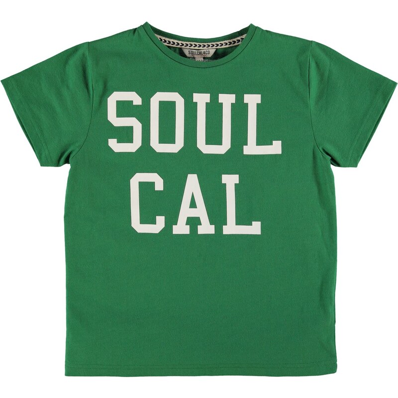 SoulCal Logo Tshirt Junior Boys, amazon green