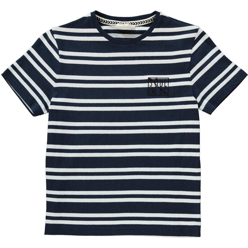 Soul Cal SoulCal Stripe T Shirt Junior Boys, navy/white