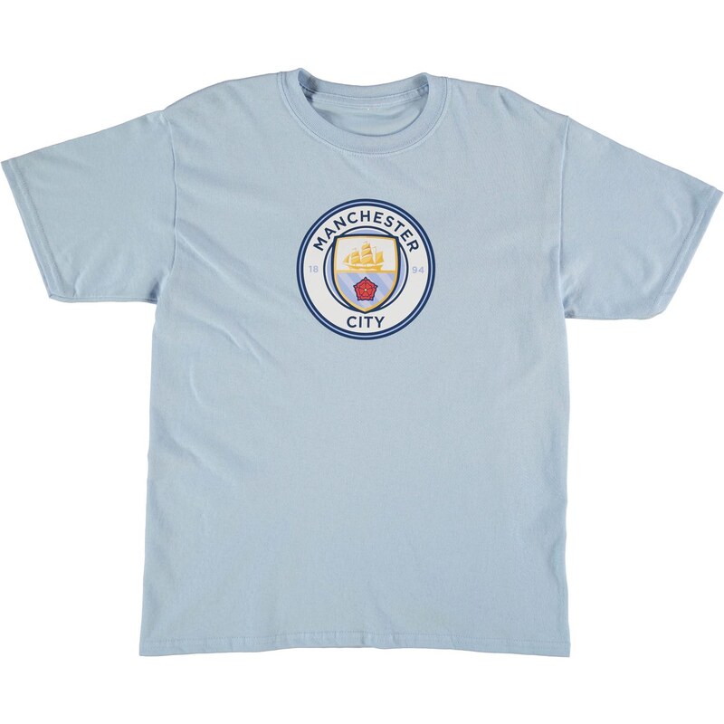 Source Lab Manchester City Football Club Tshirt Junior Boys, sky