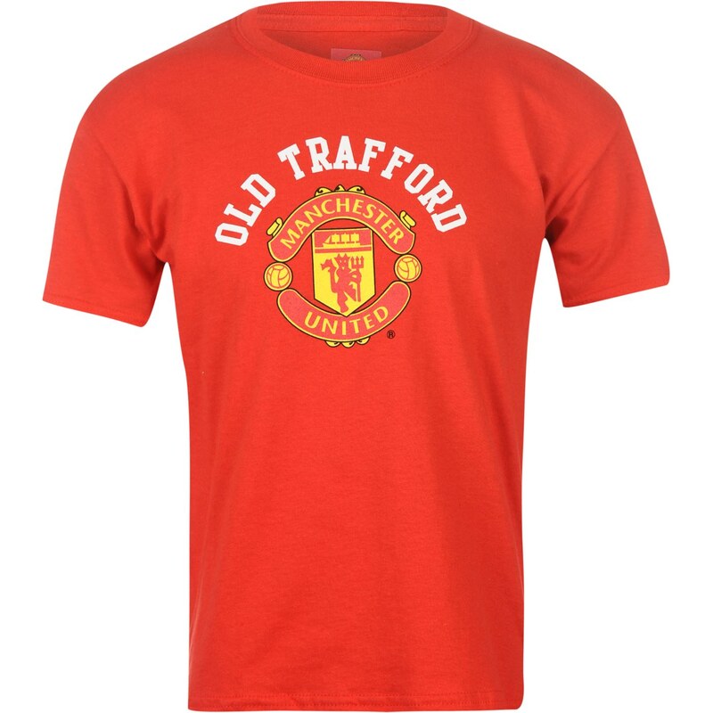 Source Lab Manchester United Football Club Core Infants Tee, red