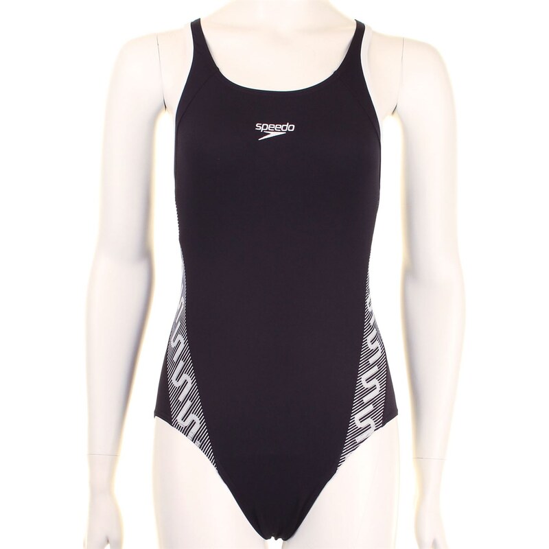 Speedo Swimsuit Ladies, black/white