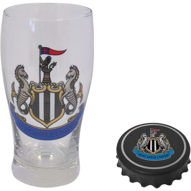 Team Glass and Bottle Opener, nufc