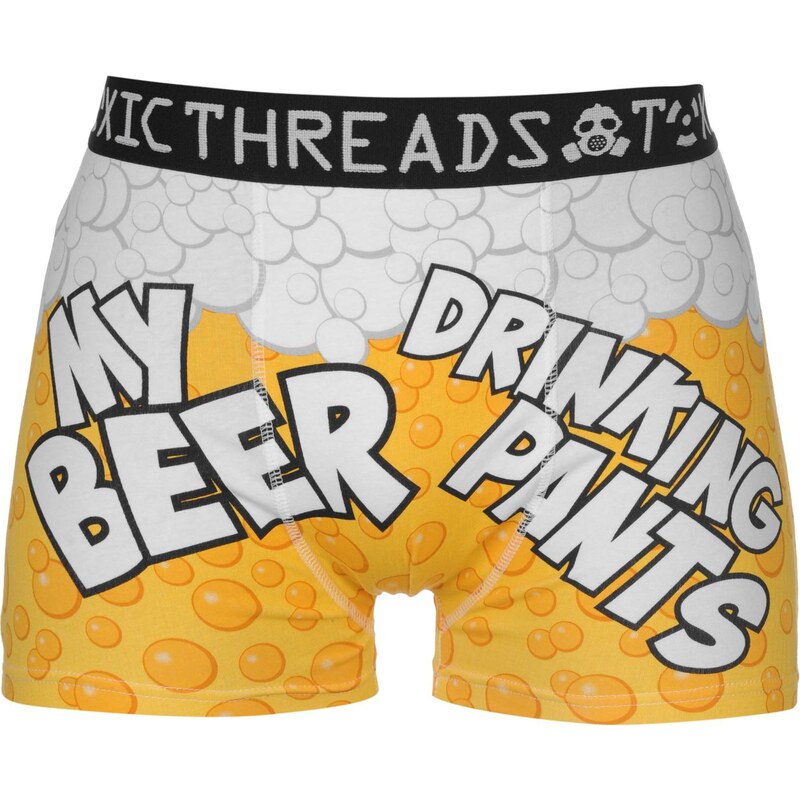 Toxic Threads Boxer Shorts Mens, drinking pants