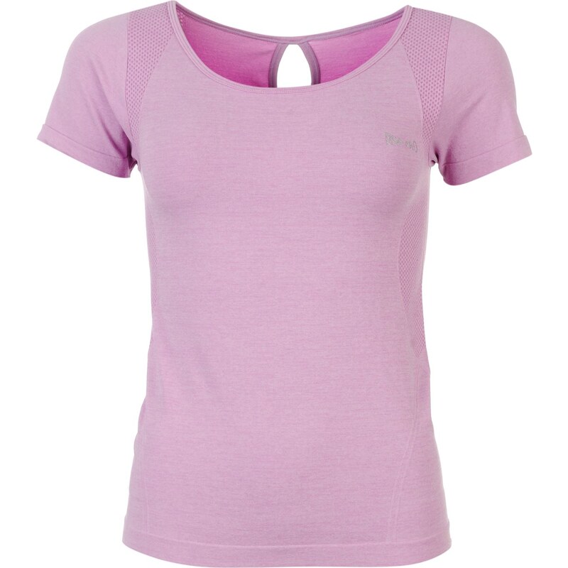 USA Pro Plain Seamless T Shirt Womens, purple