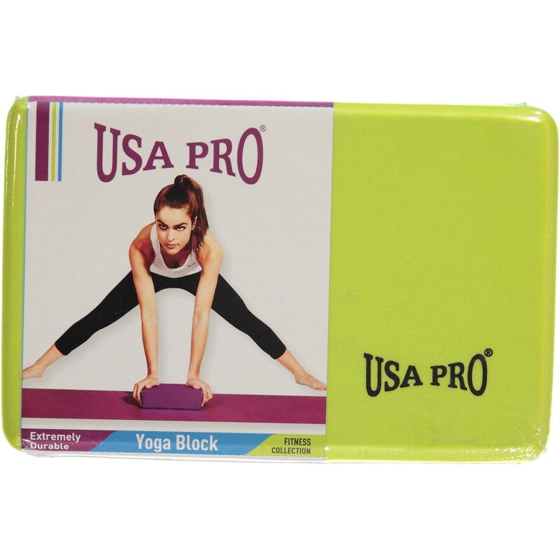 USA Pro Yoga Block, lime