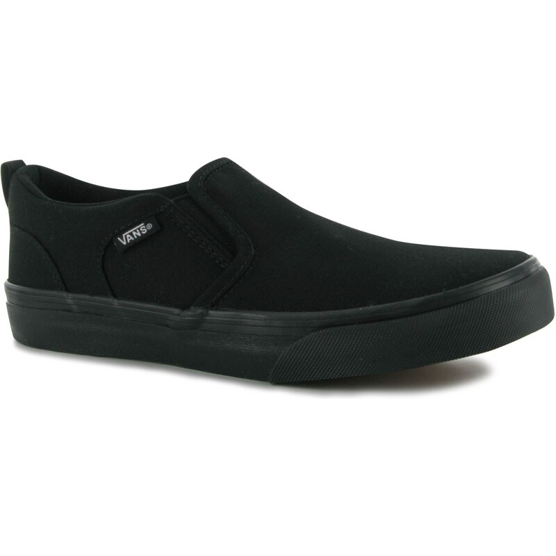 Vans Asher Canvas Shoes, black mono