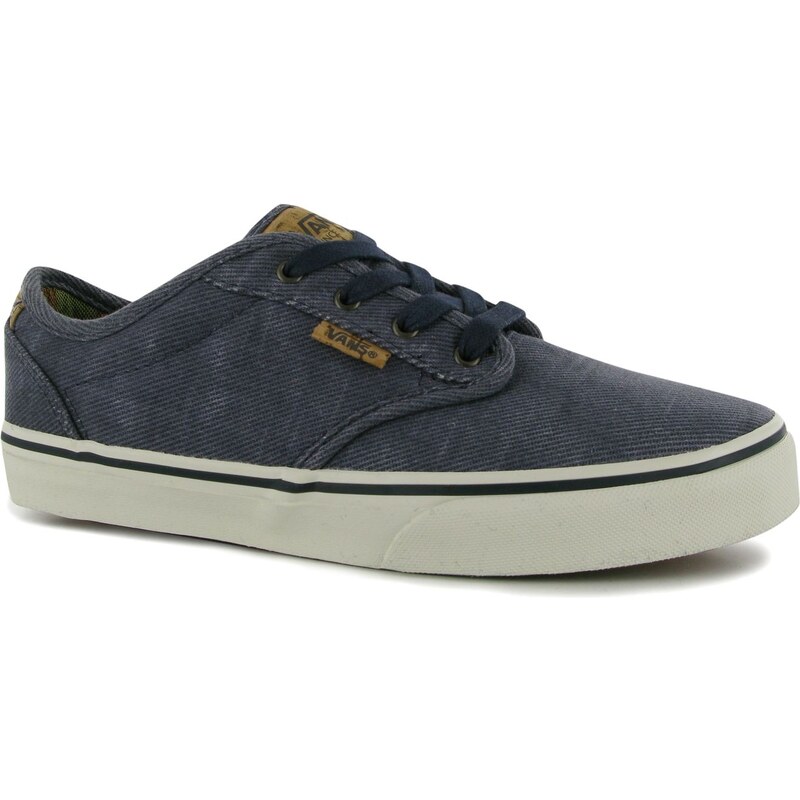 Vans Atwood Deluxe Skate Shoes, navy/white