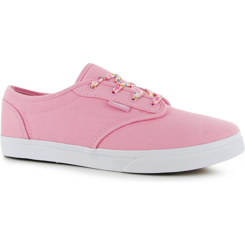Vans Atwood Low Canvas Skate Junior Shoes, pink candy