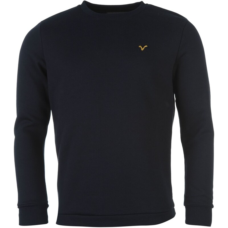 VOI Ross Basic Crew Sweater, navy