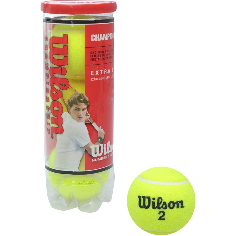 Wilson Championship Tennis Balls Three Pack, -