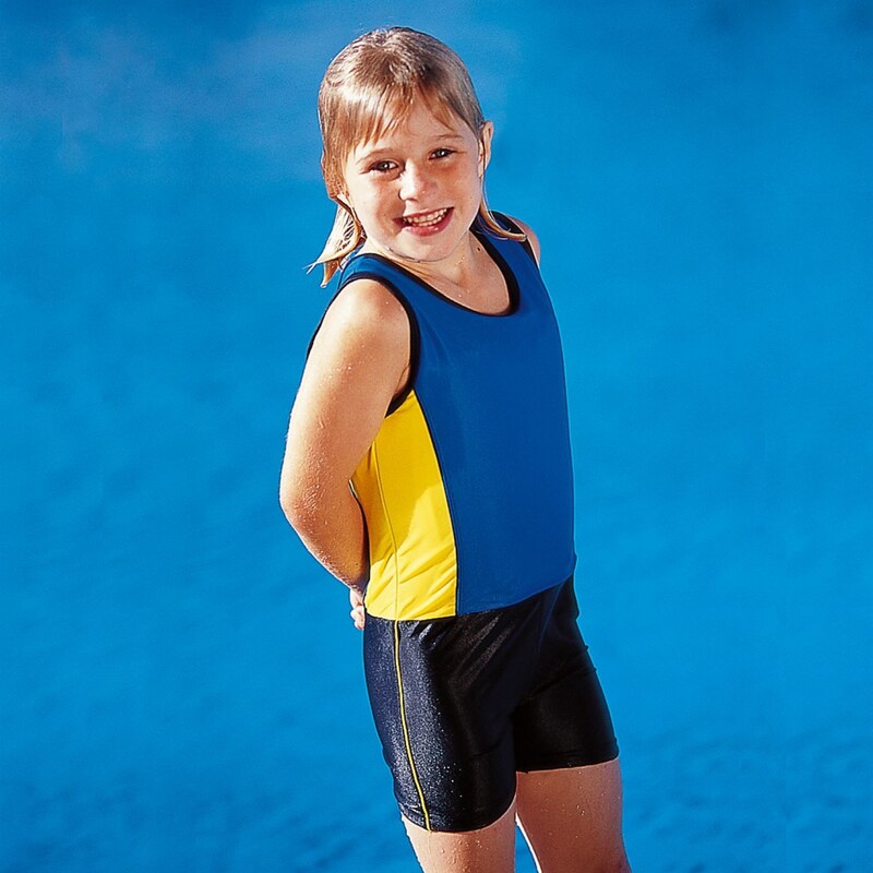 WIN Learn To Swim Suit, blue/yellow
