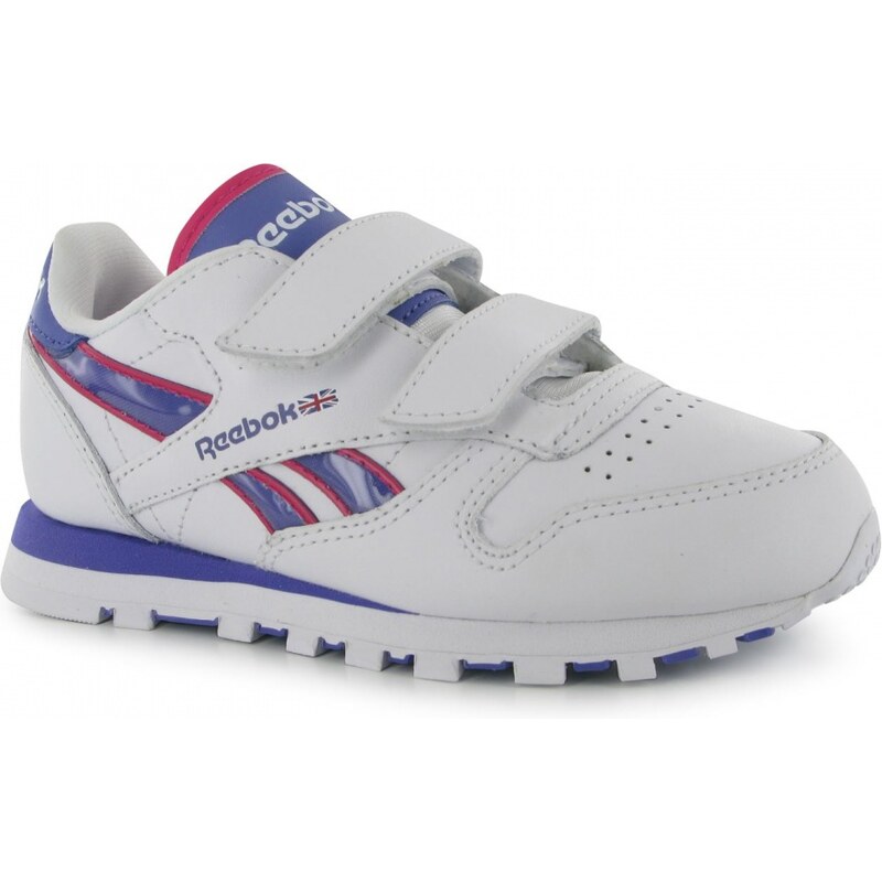 Reebok Classic Tech Kids Trainers, wht/purple/pink