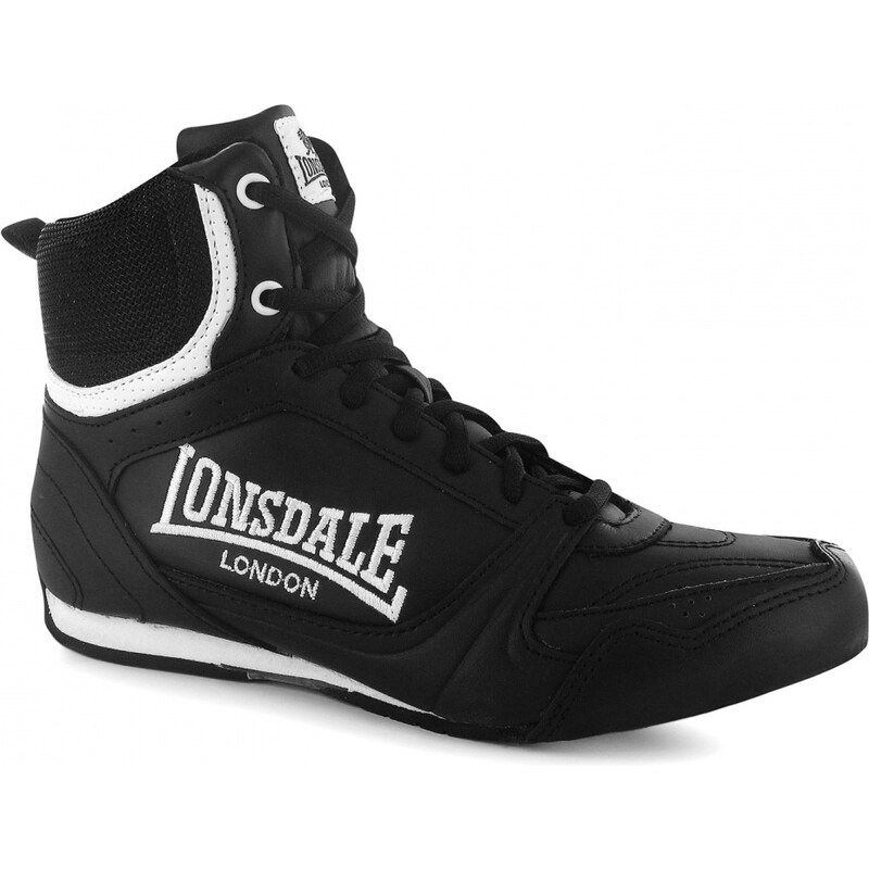 Lonsdale Boxing Boots Juniors, black/white