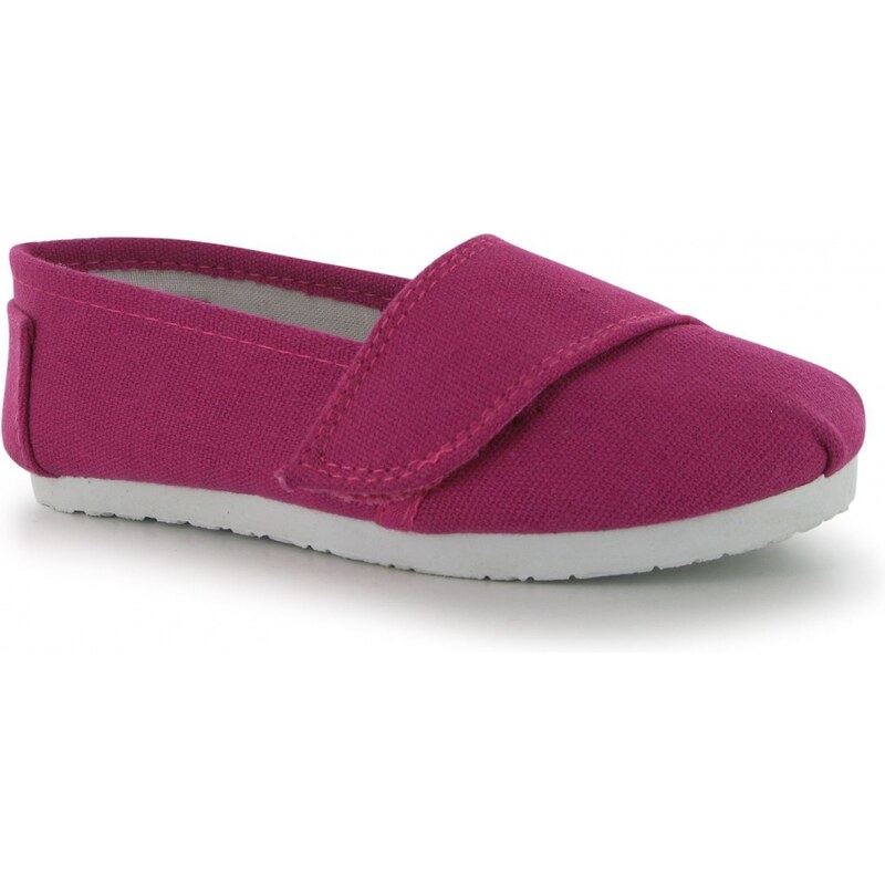 Miss Fiori Sam Infants Canvas Shoes, fuchsia