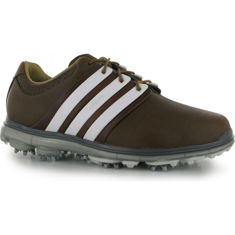 Adidas Pure 360 Mens Golf Shoes, brown