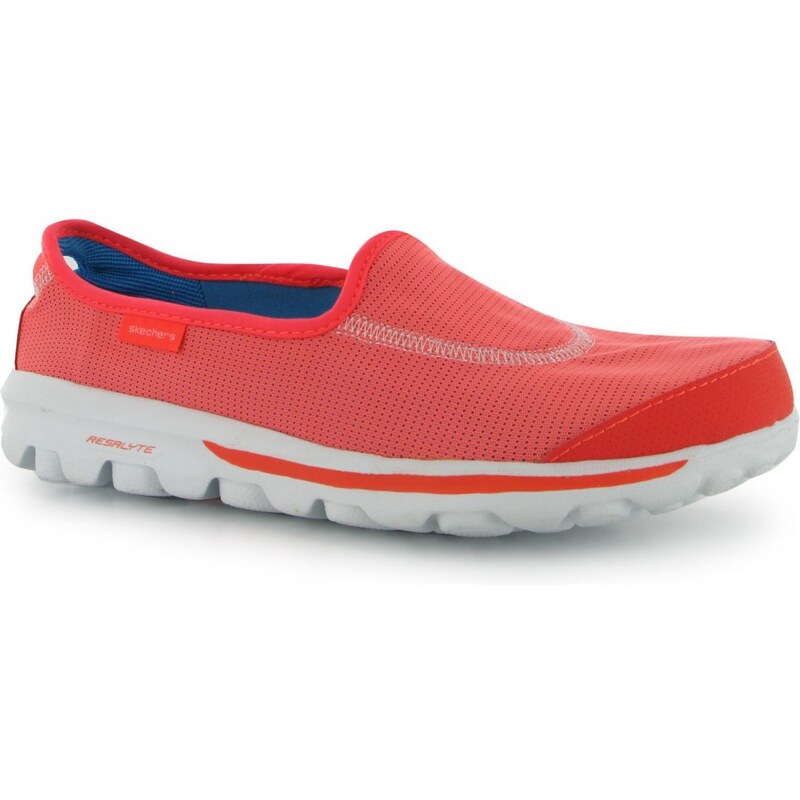 Skechers Go Walk Recovery Trainers Ladies, coral