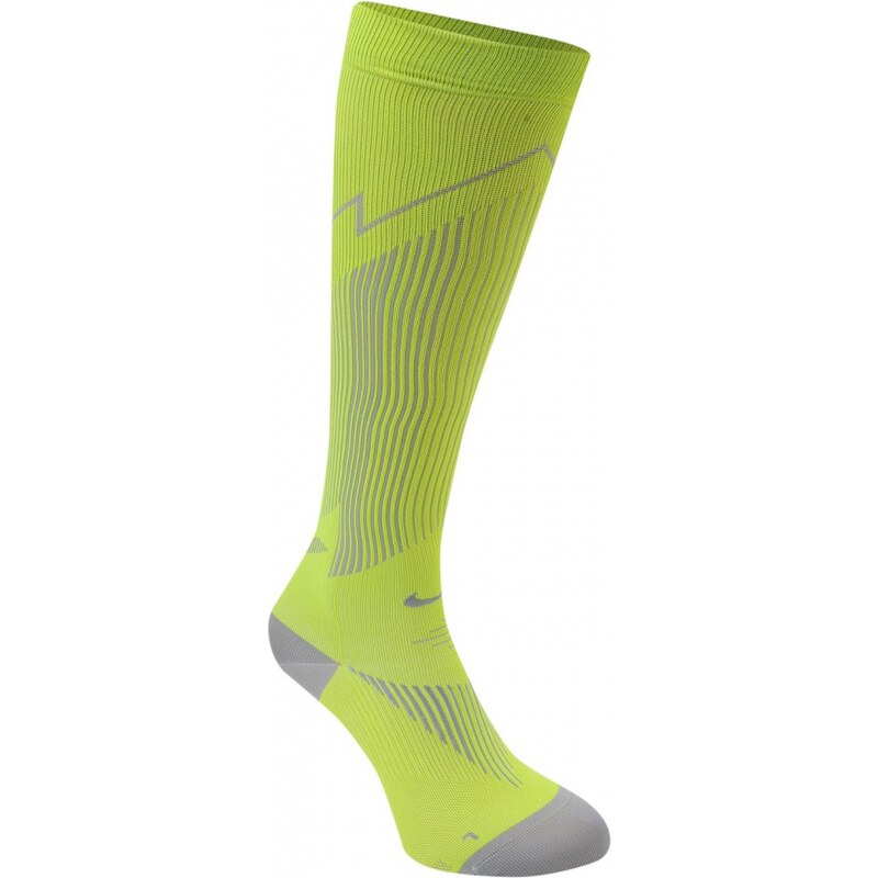 Nike Elite Run Socks Mens, volt/grey