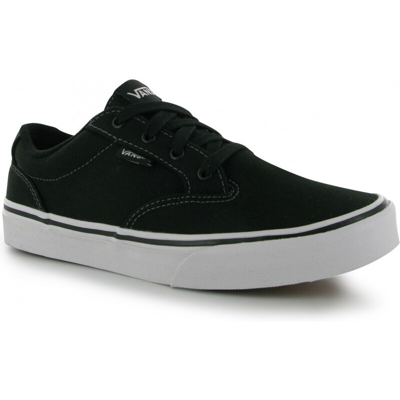 Vans Winston Boys Skate Shoes, black/white