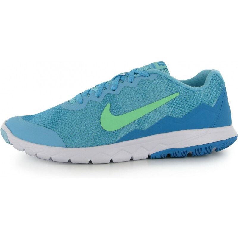 Nike Flex Experience Print Ladies Trainers, blue/green