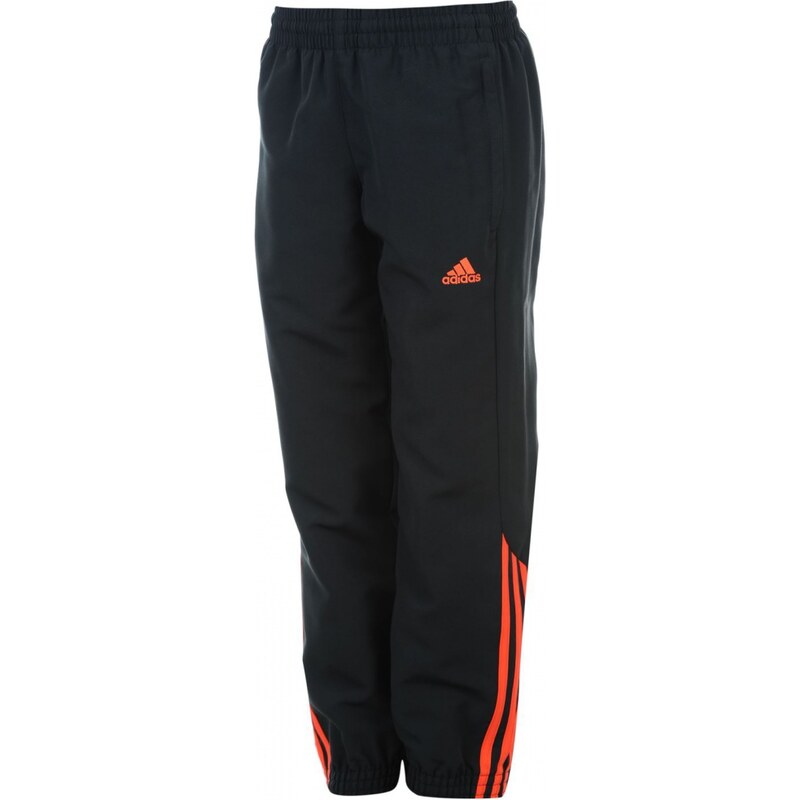 Adidas Samson 2 Tracksuit Bottoms Junior Boys, drkgrey/solred