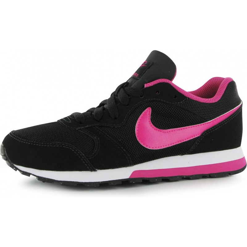 Nike MD Runner Junior Girls Trainers, black/pink