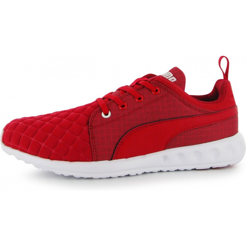 Puma Carson Quilt Ladies Trainers, red