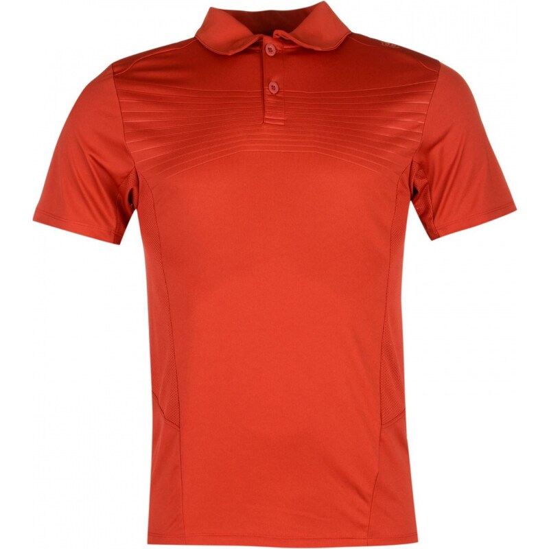 Wilson Solana Emboss Polo Shirt Mens, red/dark red