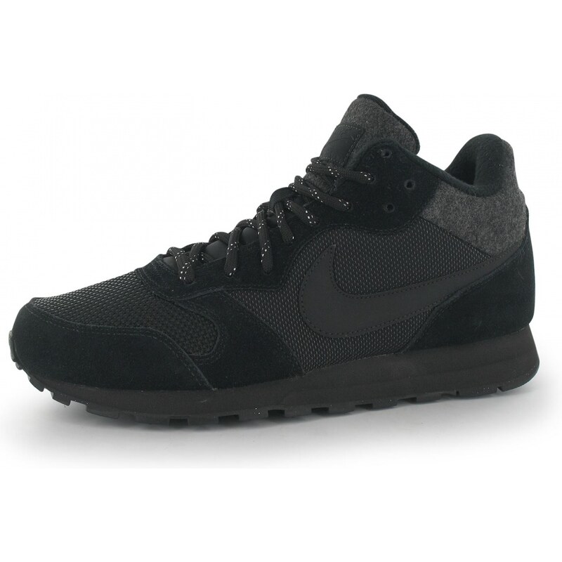 Nike MD Runner Mid Mens Shoes, black/black/wht