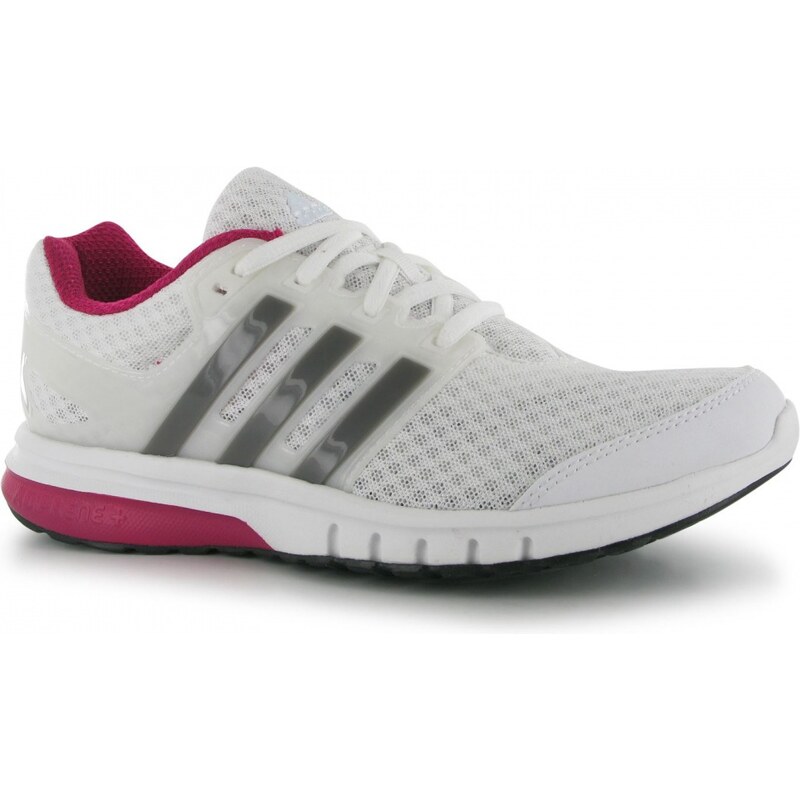 Adidas Galaxy Elite Ladies Trainers, white/iron/pink