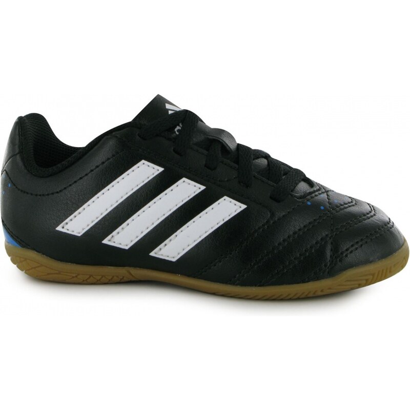 Adidas Goletto Childrens Indoor Football Trainers, black/white