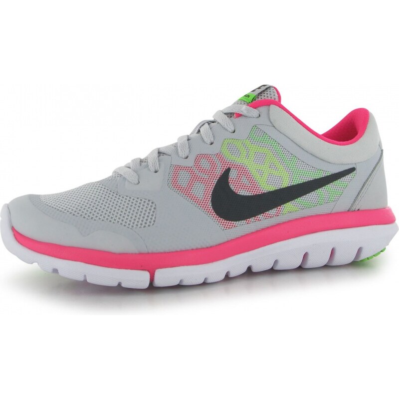 Nike Flex 2015 Run Ladies Running Shoes, platin/blk/pink