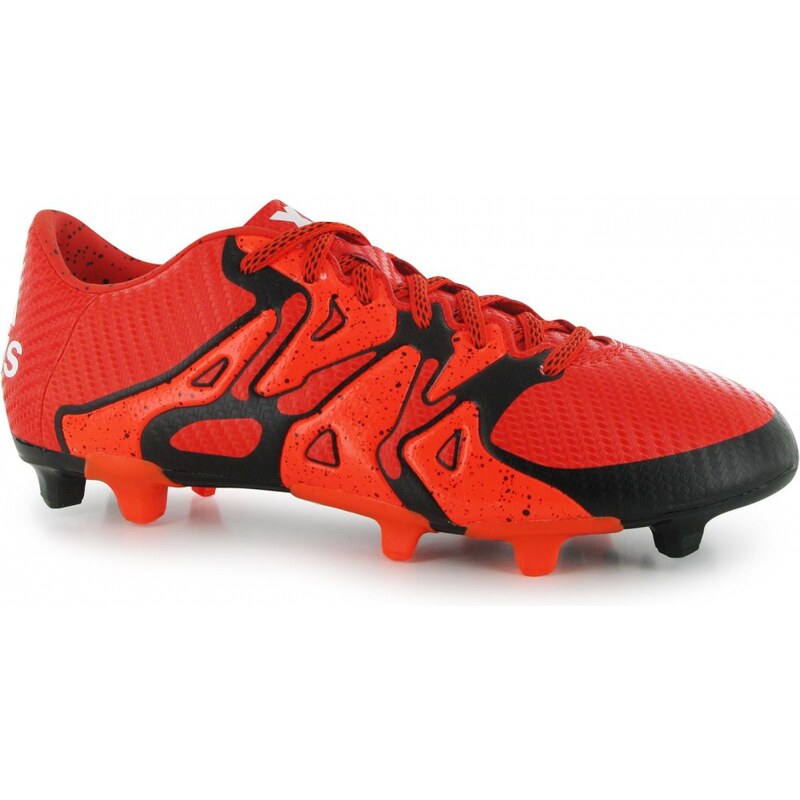 Adidas X 15.3 FG Junior Football Boots, bold orange