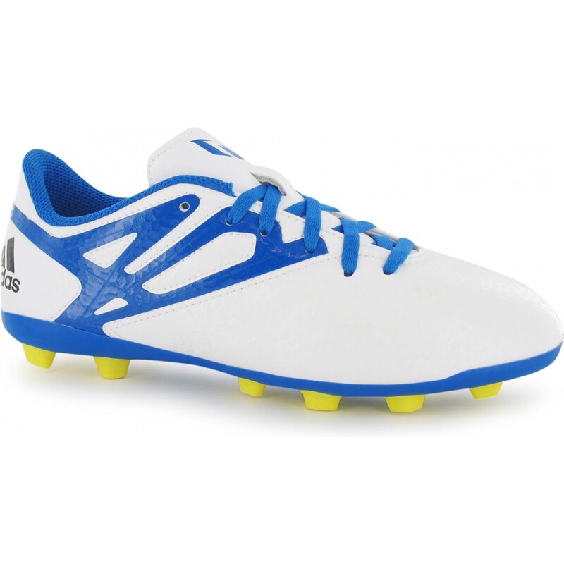 Adidas Messi 15.4 FG Junior Football Boots, white/prime