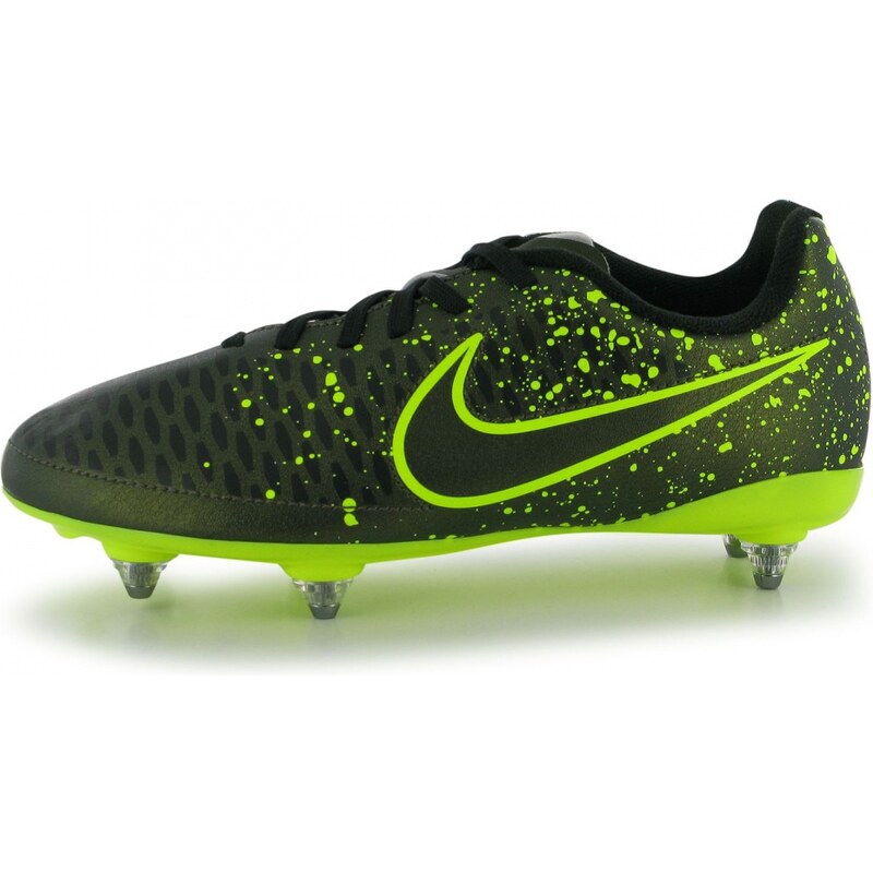 Nike Magista Onda Soft Ground Junior Football Boots, dk citron/volt