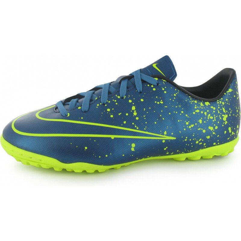 Nike Mercurial Victory Astro Turf Junior Football Trainers, squad blue/blk